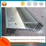 Galvanized steel wall angle